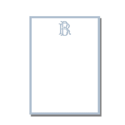 Mint Green Monogram Notepad
