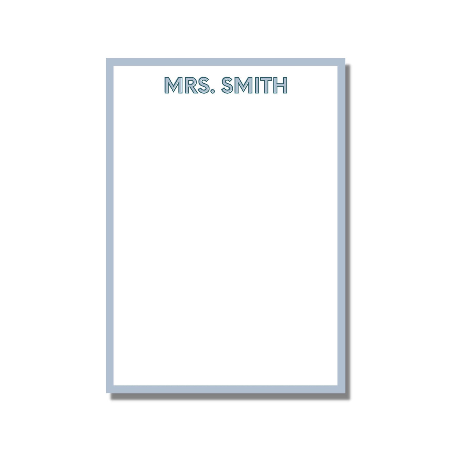 Mint Green Block Notepad