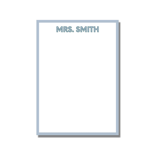 Mint Green Block Notepad